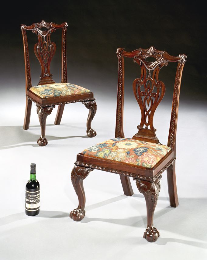A PAIR OF GEORGE II MAHOGANY CHILD’S CHAIRS | MasterArt